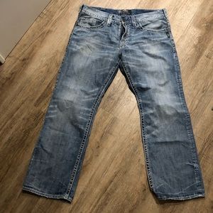 Silver men’s jeans